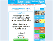 Tablet Screenshot of 0www.leukz.nl